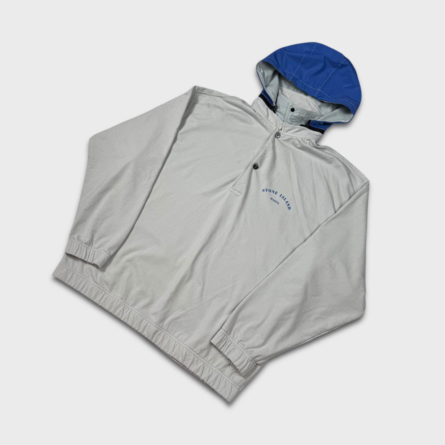Stone Island Reflective Marina Hooded Sweatshirt XXL