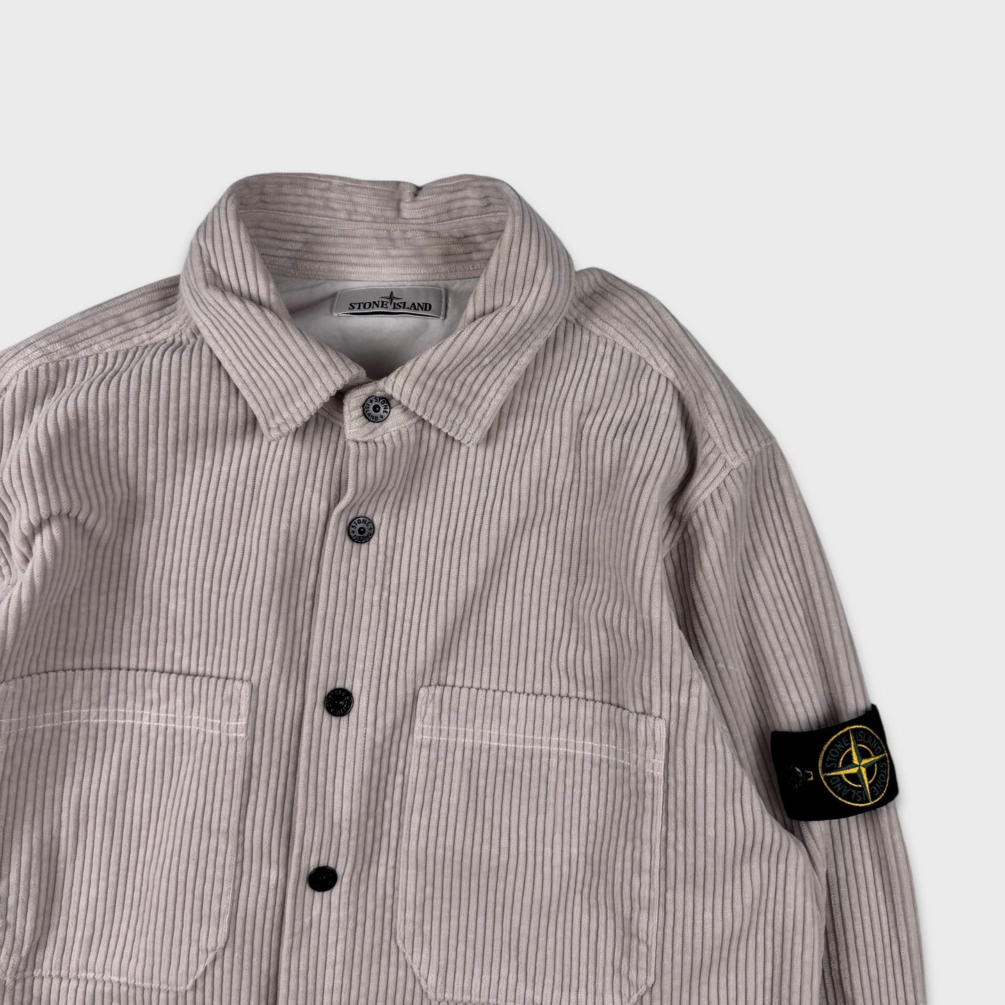 Stone Island New Season Corduroy Badge Overshirt L