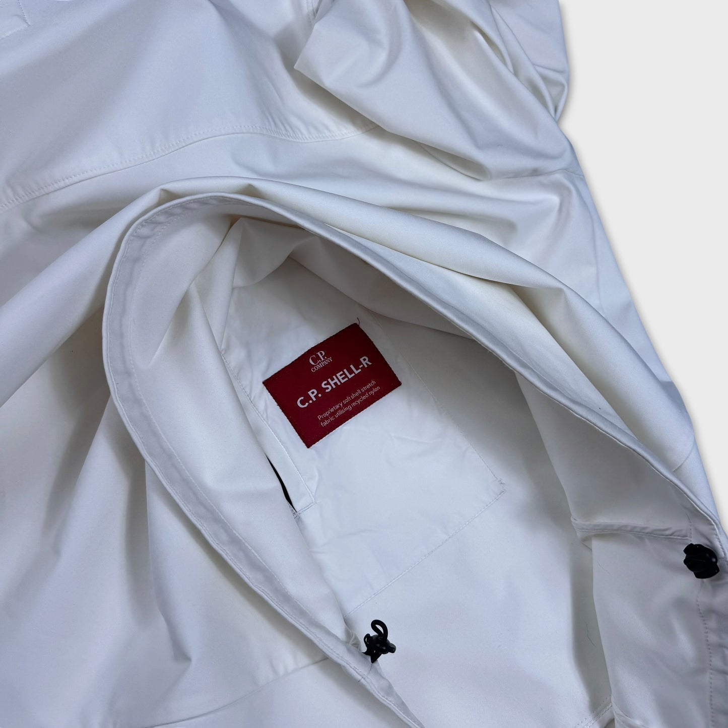 CP Company White Shell-R Hooded Jacket 3XL