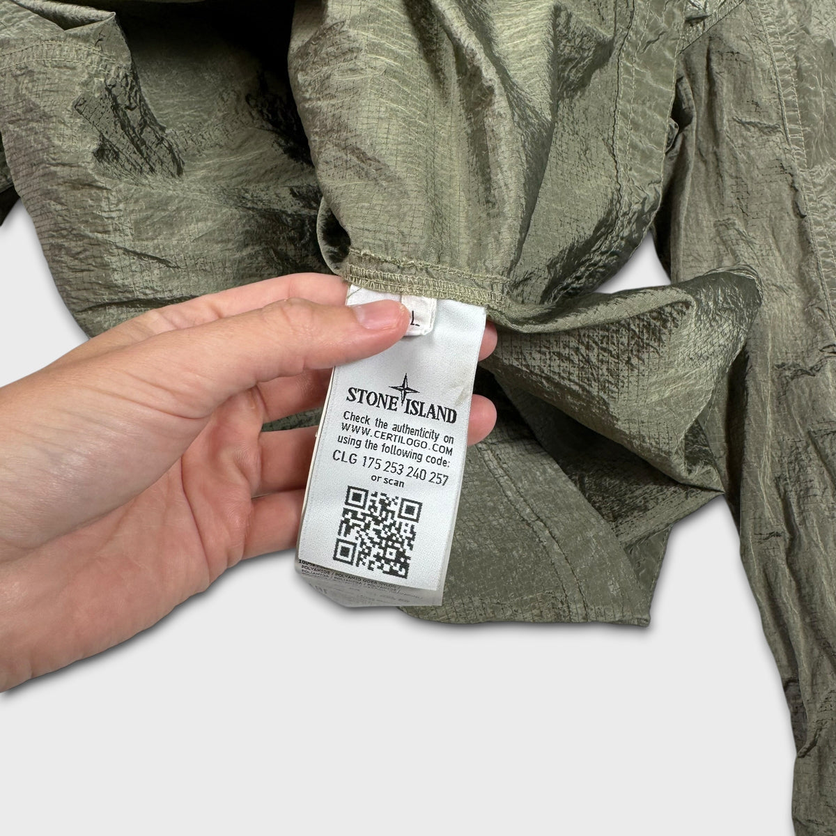 Stone Island Nylon Metal Ripstop Overshirt L