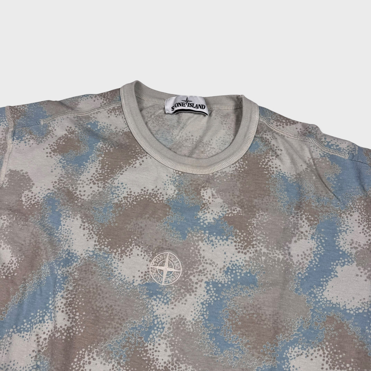 Stone Island Camo Compass T-Shirt L