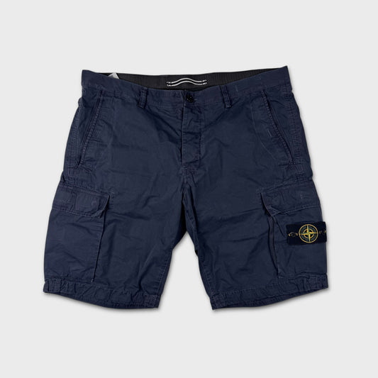 Stone Island Navy Cargo Shorts W38