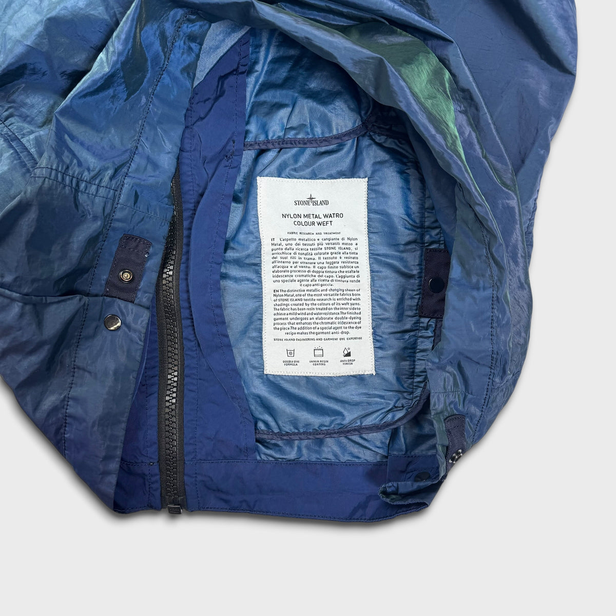Stone Island Nylon Metal Watro Colour Weft Jacket M