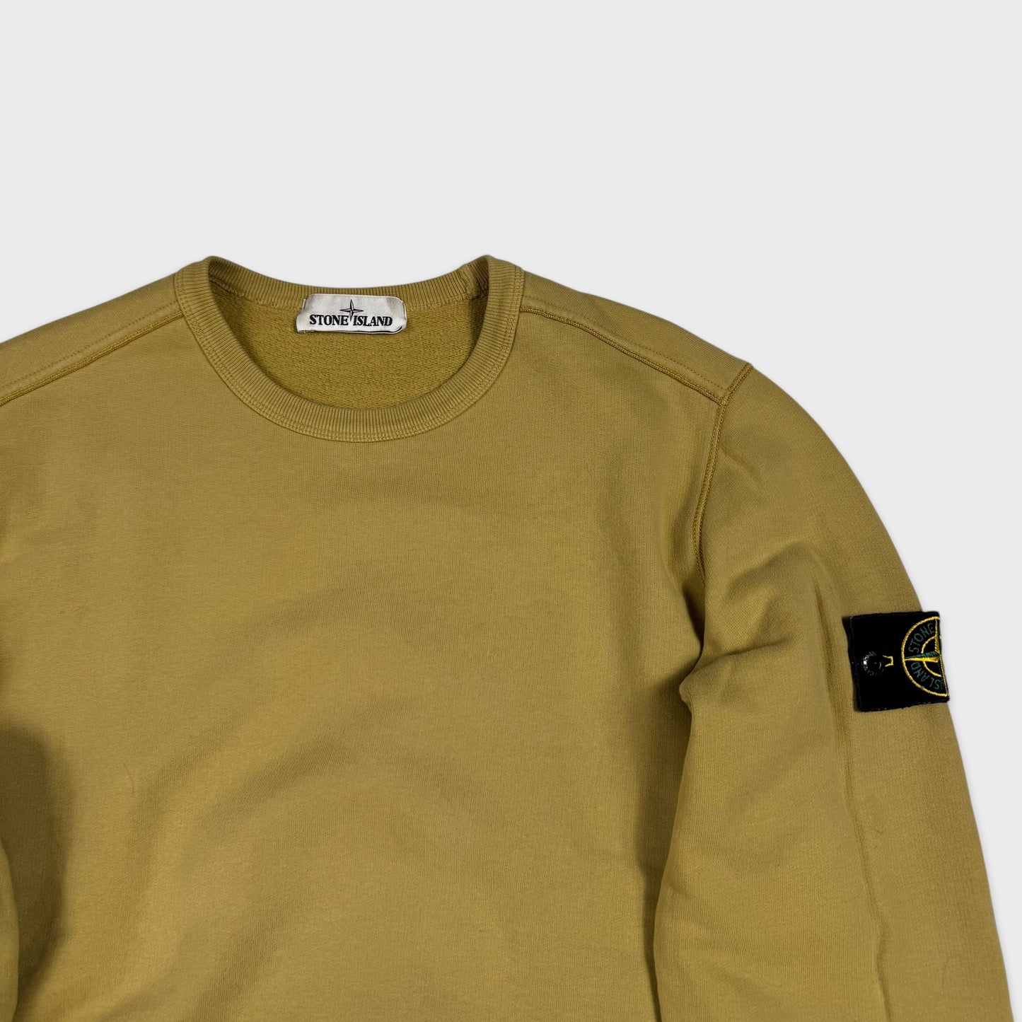 Stone Island Mustard Crewneck Sweatshirt M