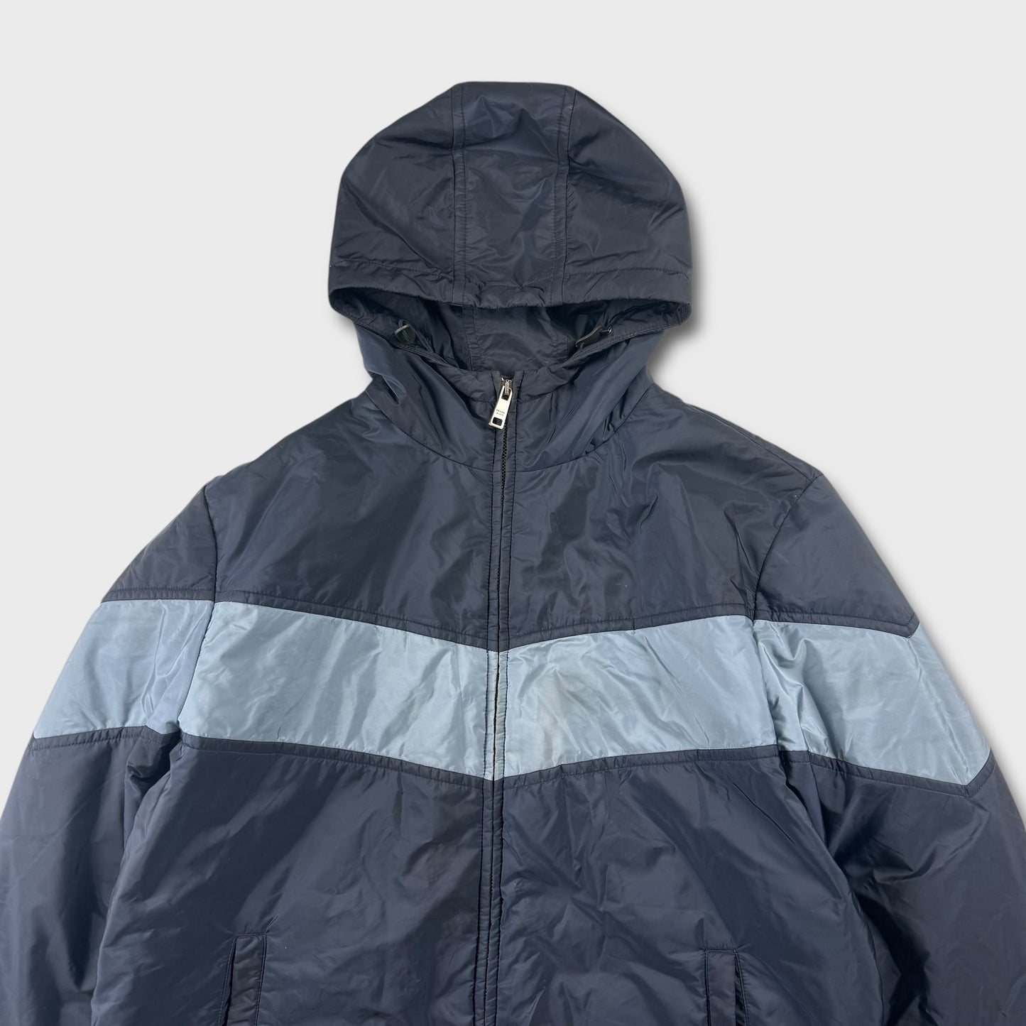 Prada Sport Panelled Padded Nylon Jacket XL