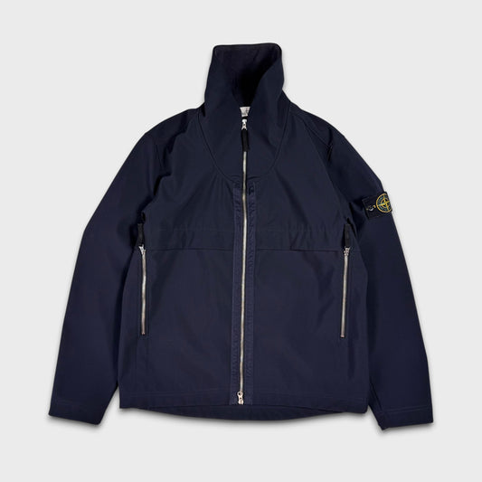 Stone Island Navy Soft Shell-R Jacket XL