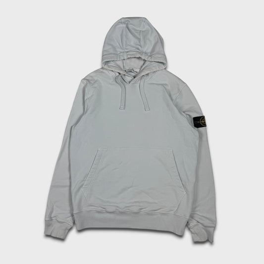 Stone Island Baby Blue Pullover Hoodie L