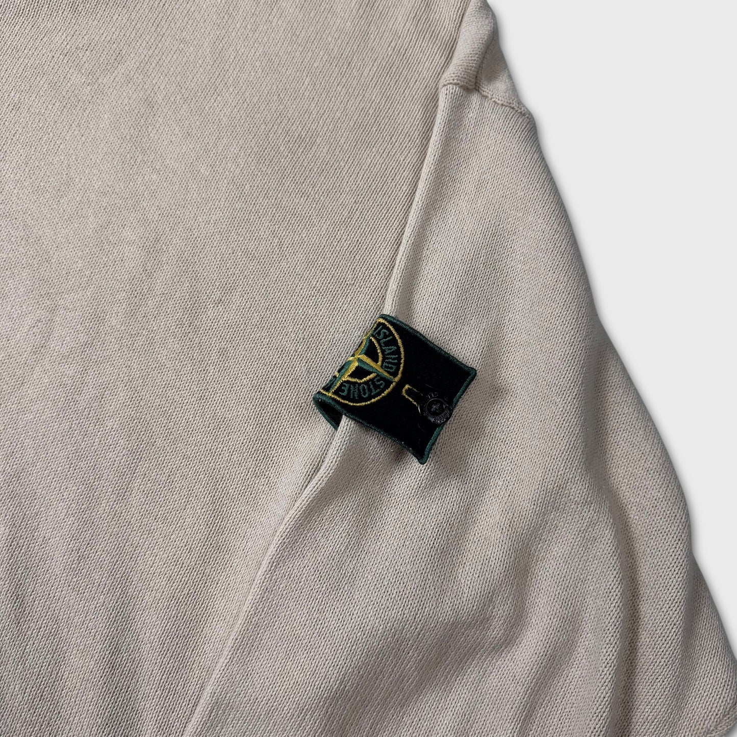 Stone Island 1992 Lightweight Cream Knit L