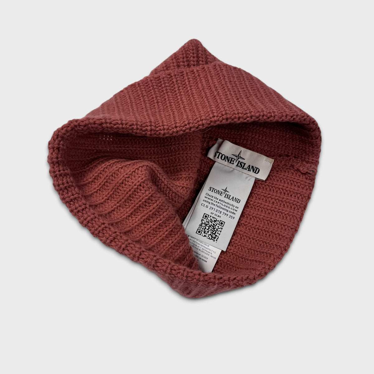Stone Island Burnt Orange Beanie OS