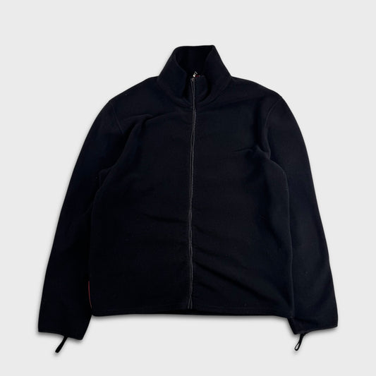 Prada Sport Black Full Zip Fleece Jacket XL