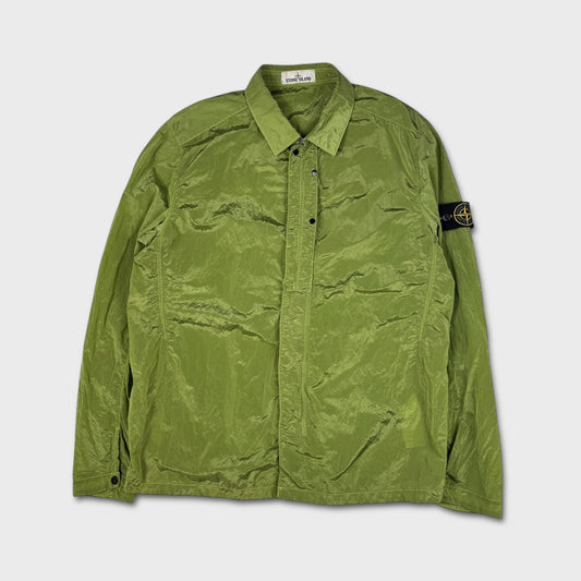 Stone Island Green Nylon Metal Overshirt XXL