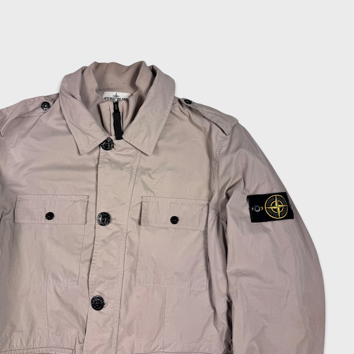 Stone Island Beige David Light OVD Field Jacket L