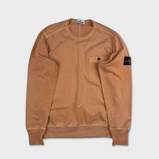 Stone Island Peach Pocket Crewneck L