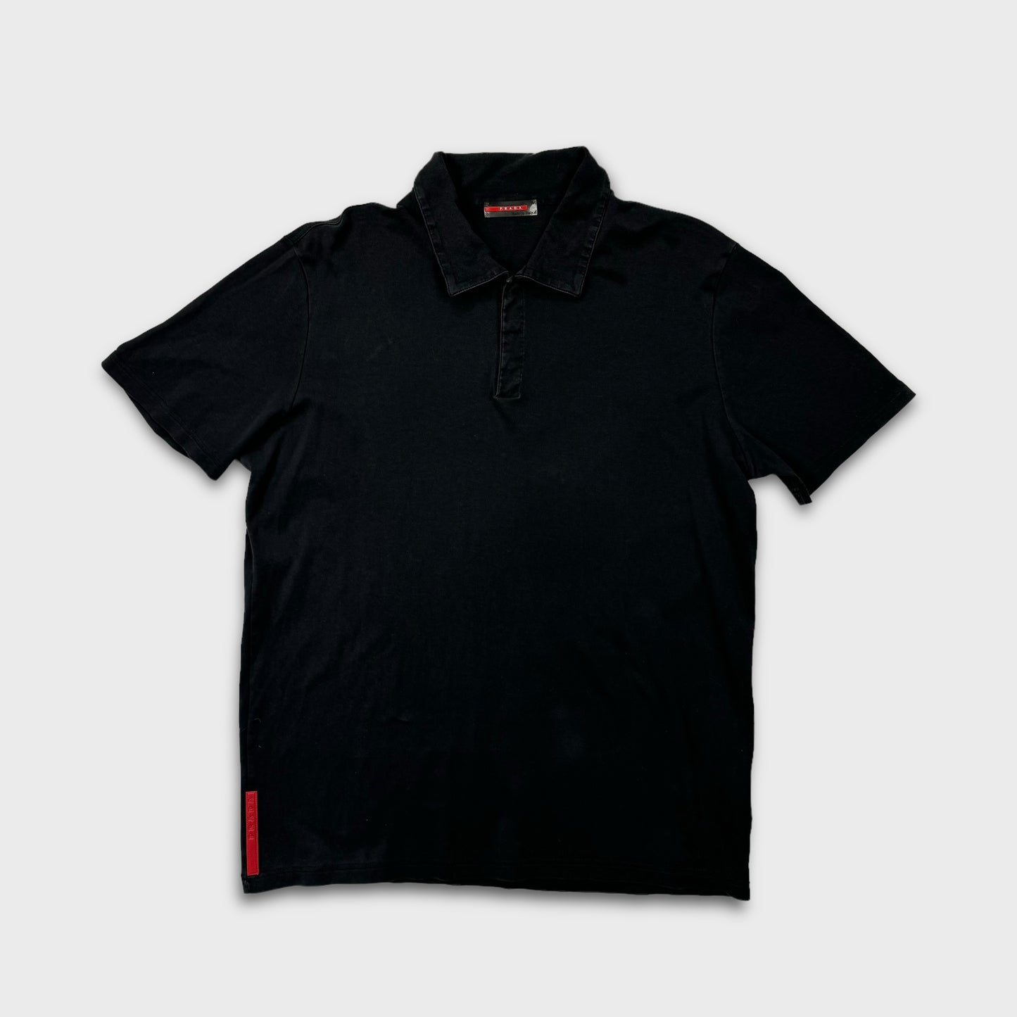 Prada Sport Black Button T-Shirt M/L