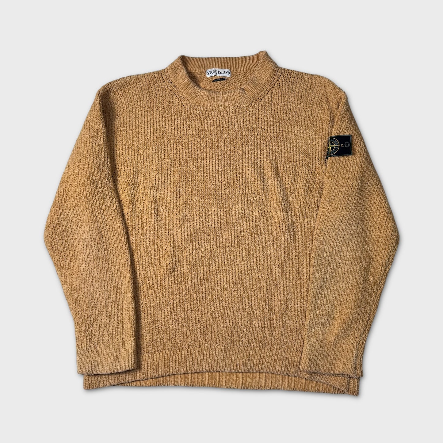 Stone Island AW1997 Green Edge Chunky Knit XL