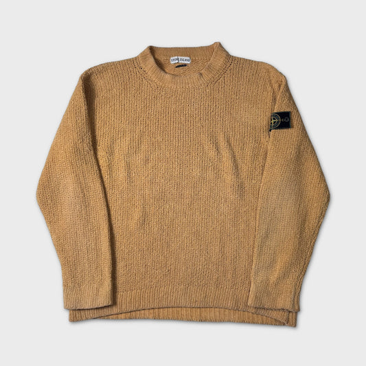 Stone Island AW1997 Green Edge Chunky Knit XL
