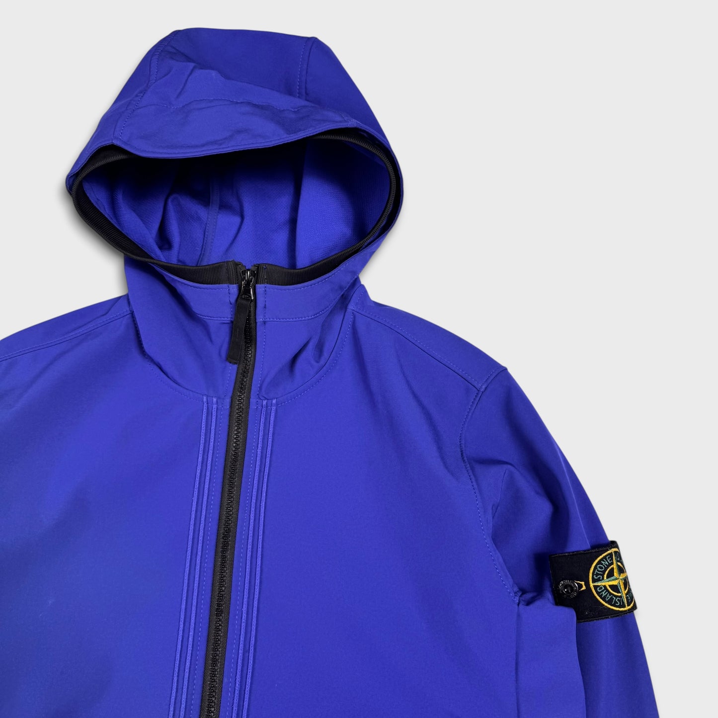 Stone Island Royal Blue Soft Shell Jacket M