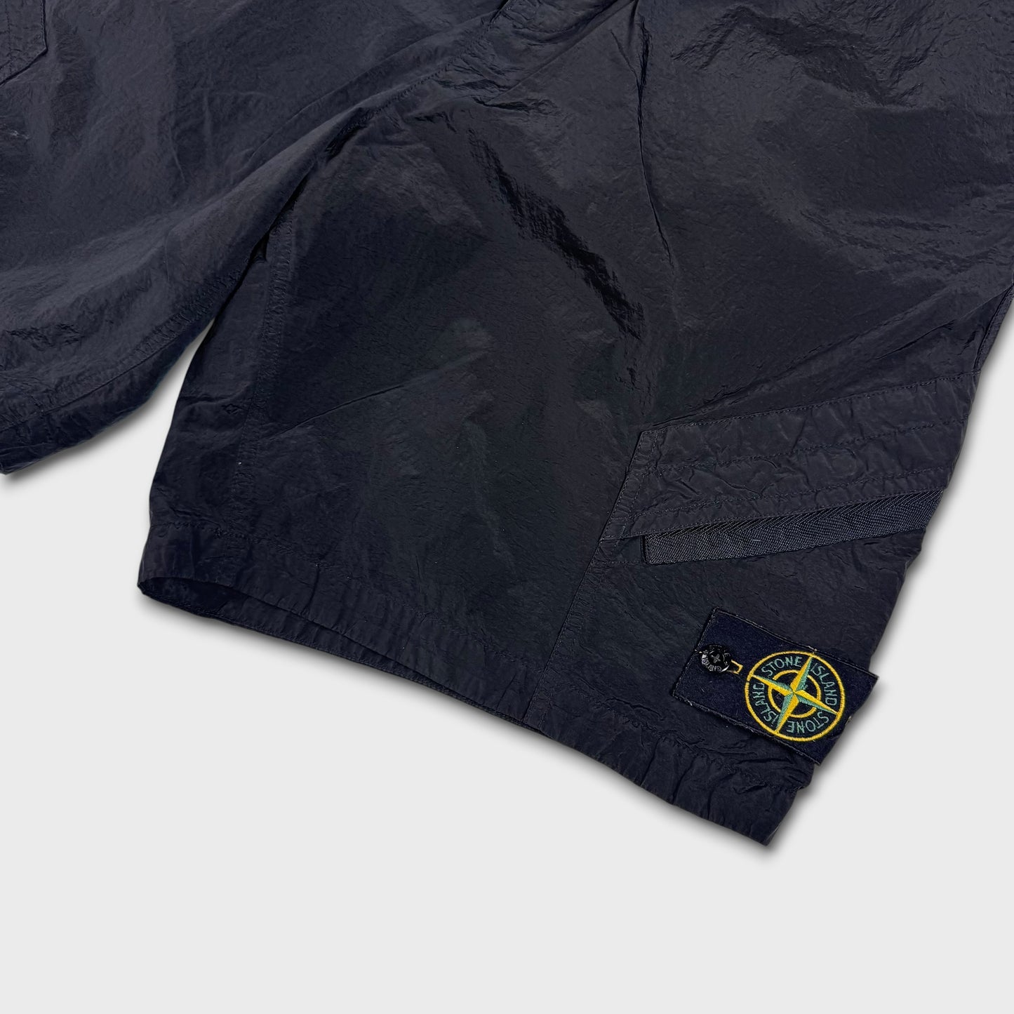 Stone Island Nylon Metal Badge Shorts W38