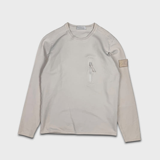 Stone Island Natural Ghost Crewneck M