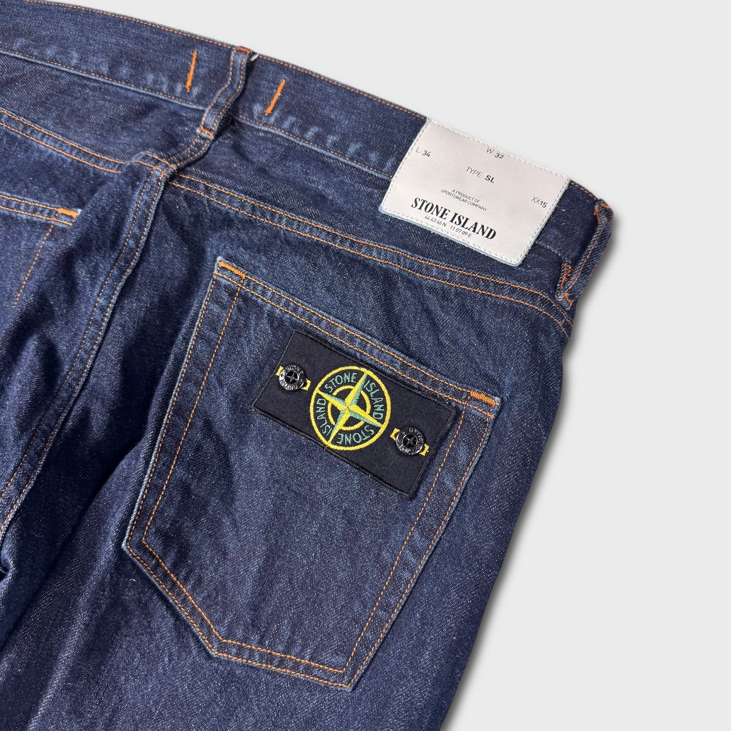 Stone Island Dark Blue Denim Jeans W32