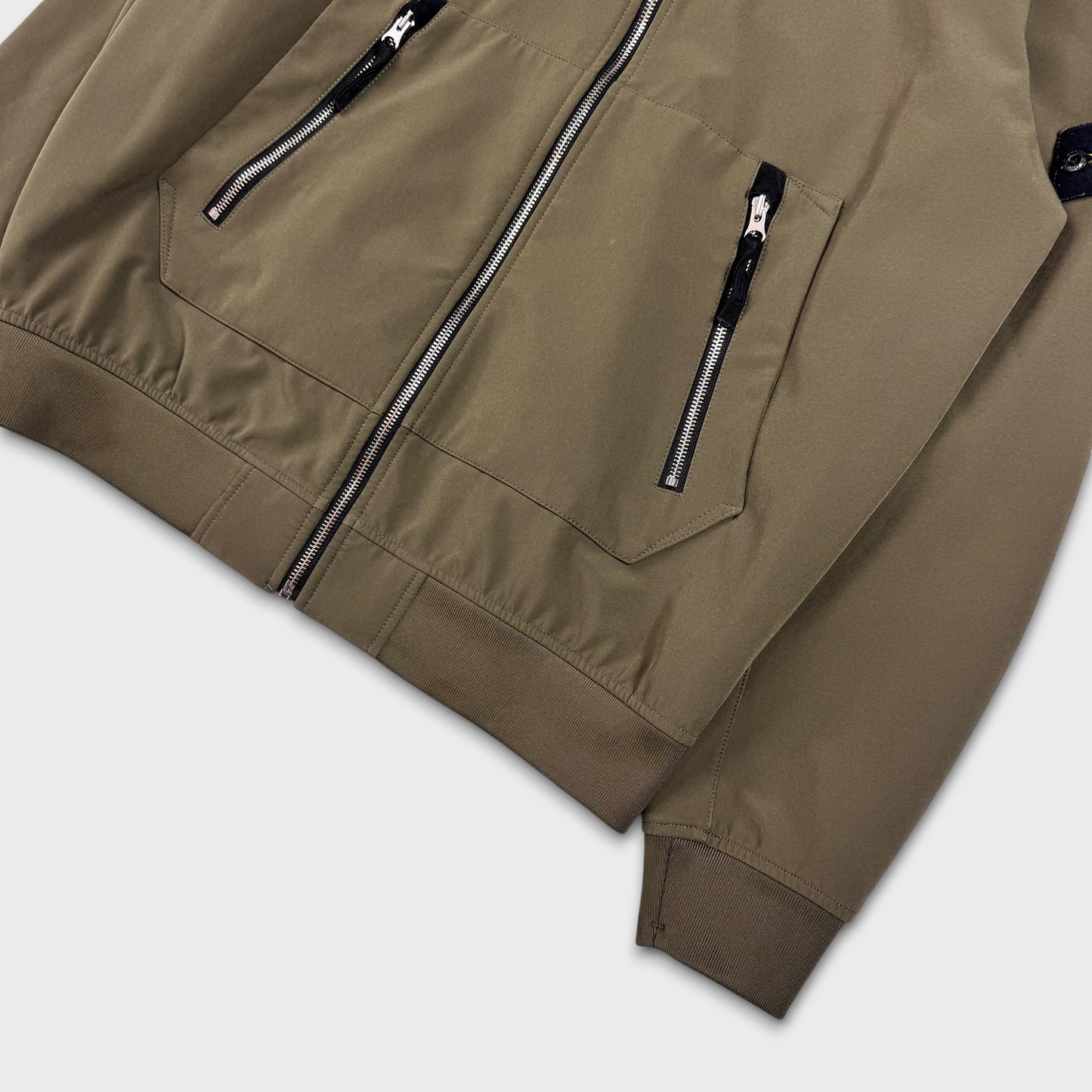 Stone Island Olive Light Soft Shell Jacket XL