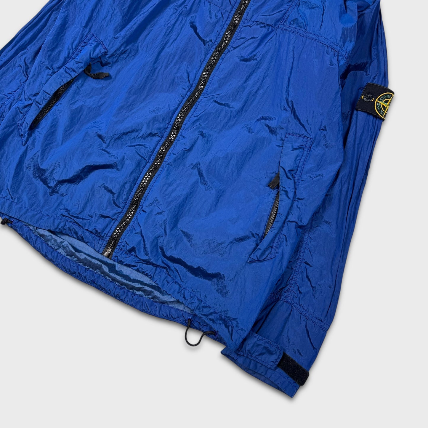 Stone Island Royal Blue Nylon Metal Watro Jacket L