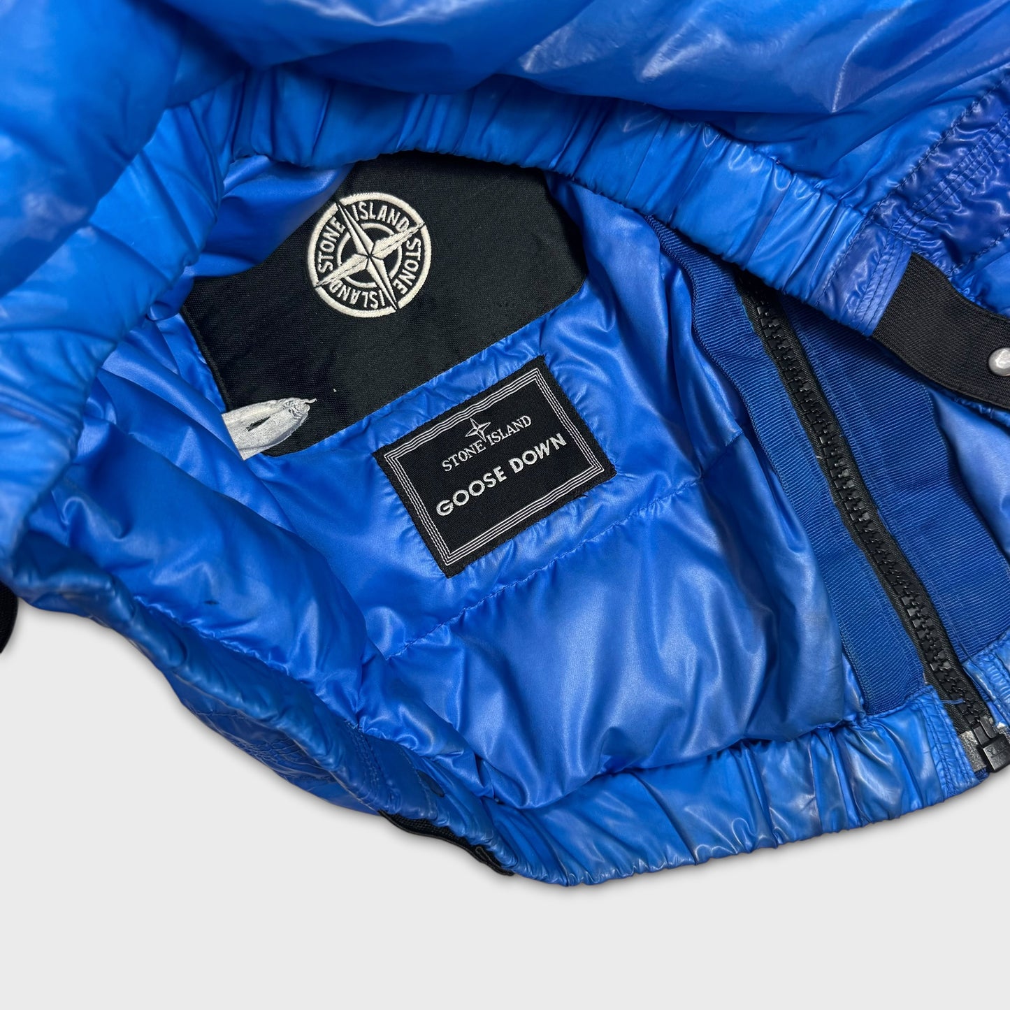 Stone Island 2008 Mesh Badge Goose Down Jacket L