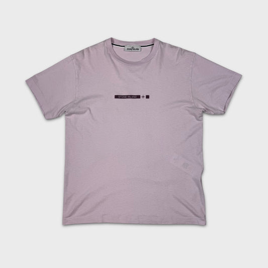 Stone Island Pink Graphic T-Shirt M
