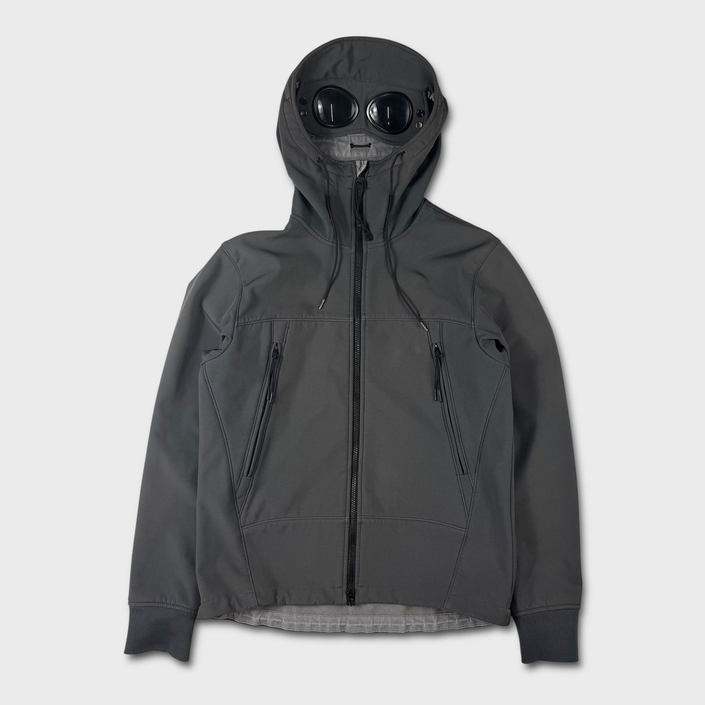 CP Company Charcoal Grey Goggle Soft Shell Jacket M