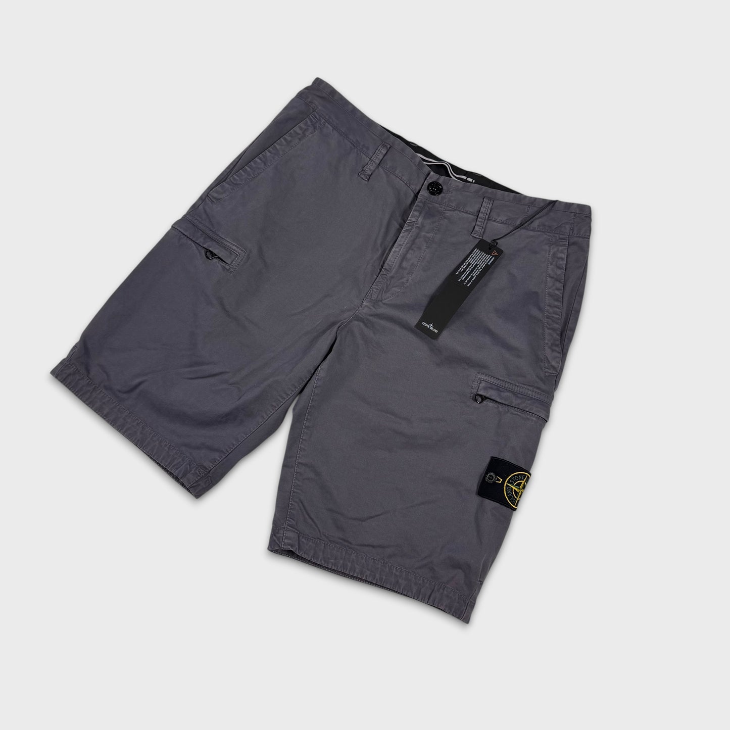 Stone Island Grey Cargo Shorts BNWT W33