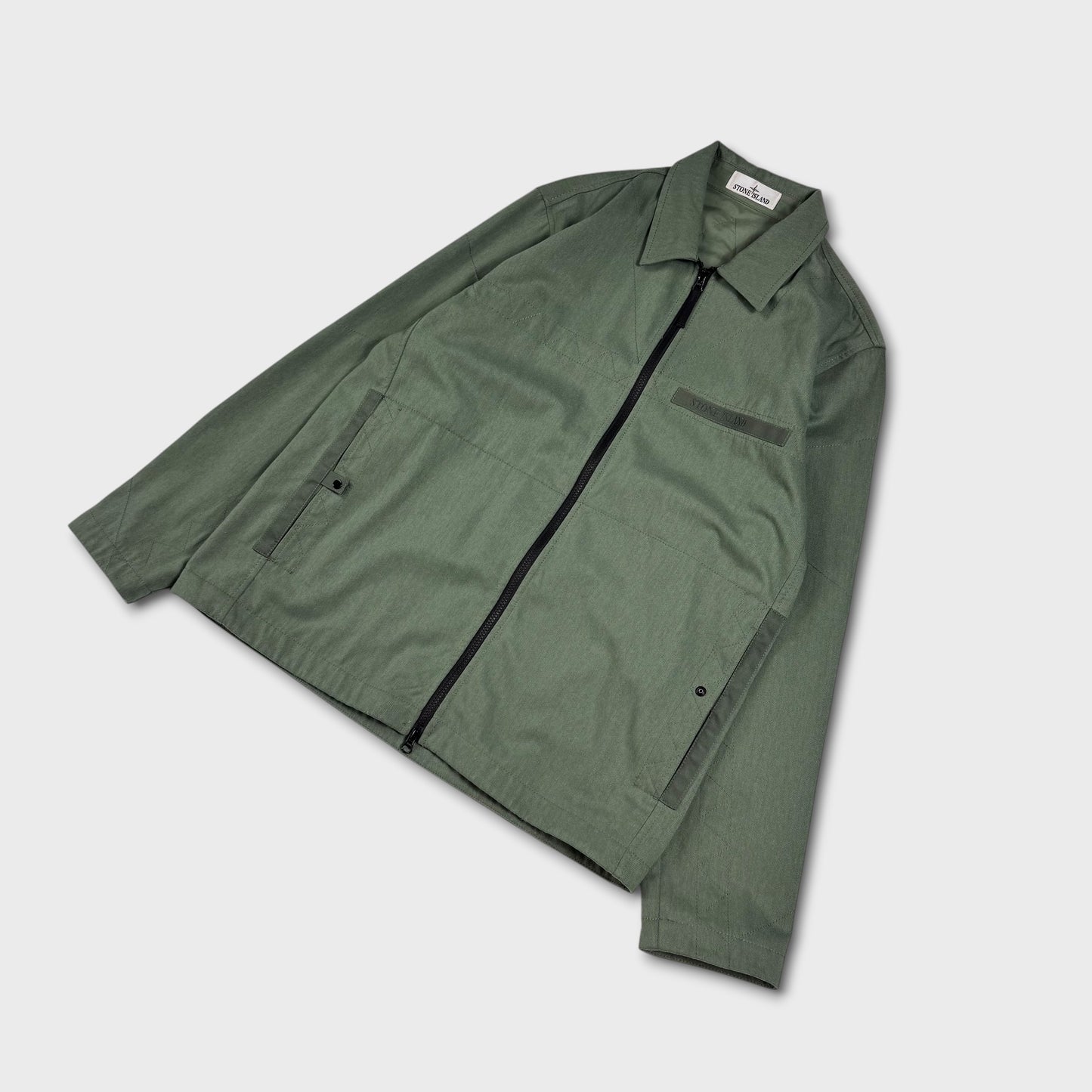 Stone Island Brushed Heavy Cotton Overshirt Jacket XL