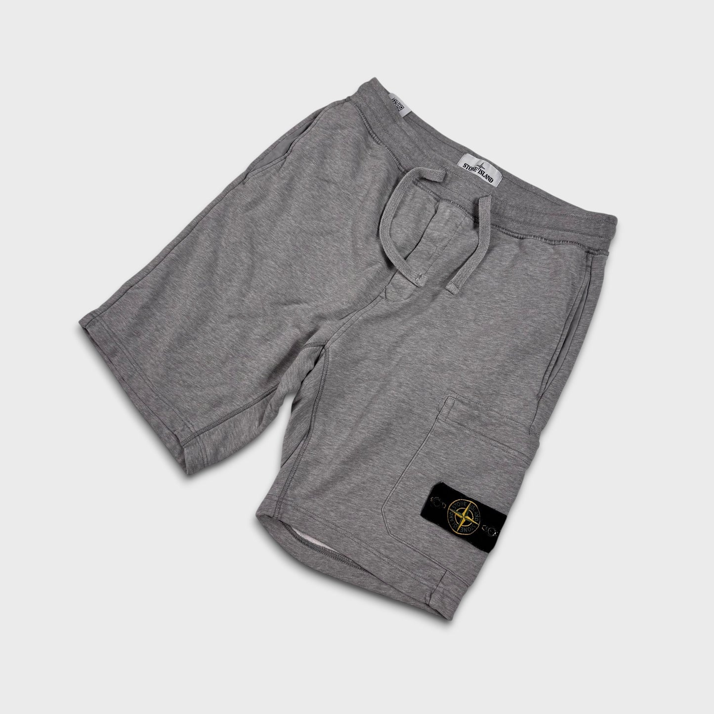 Stone Island Grey Cotton Shorts M