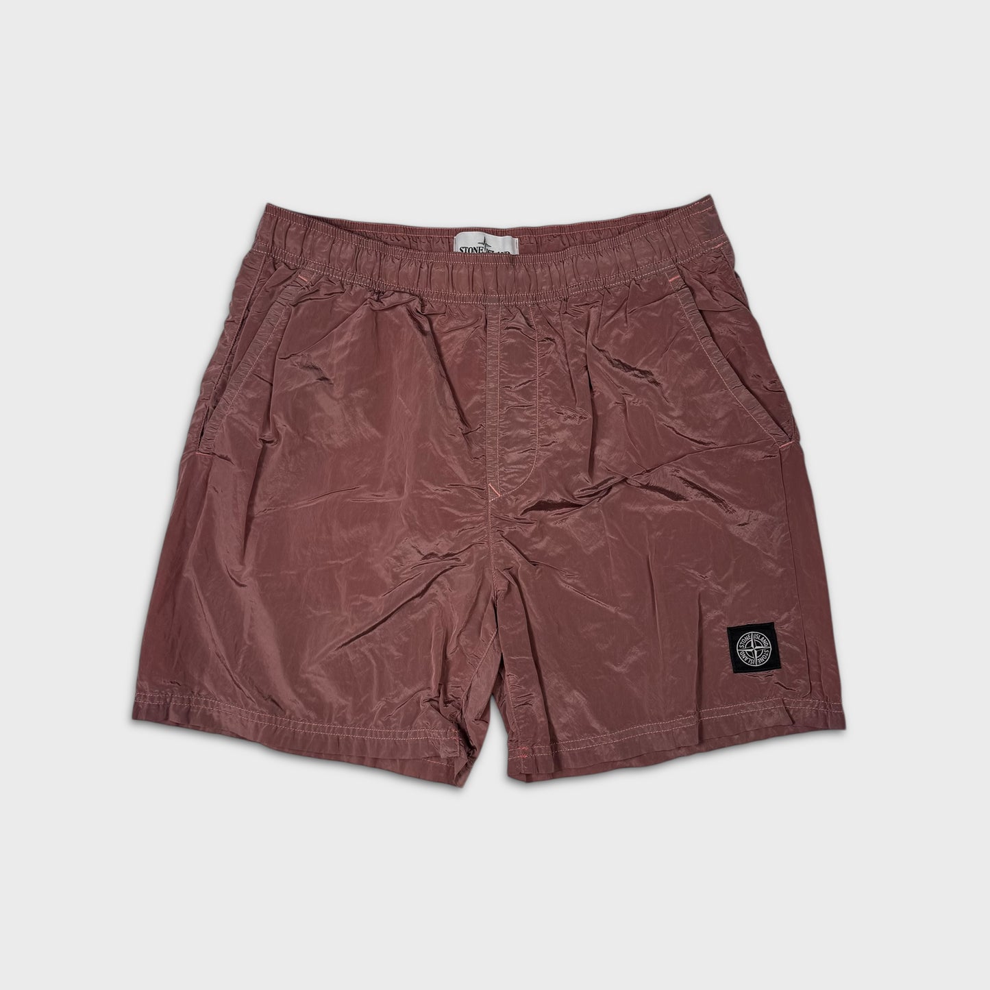 Stone Island Rust Nylon Metal Shorts M