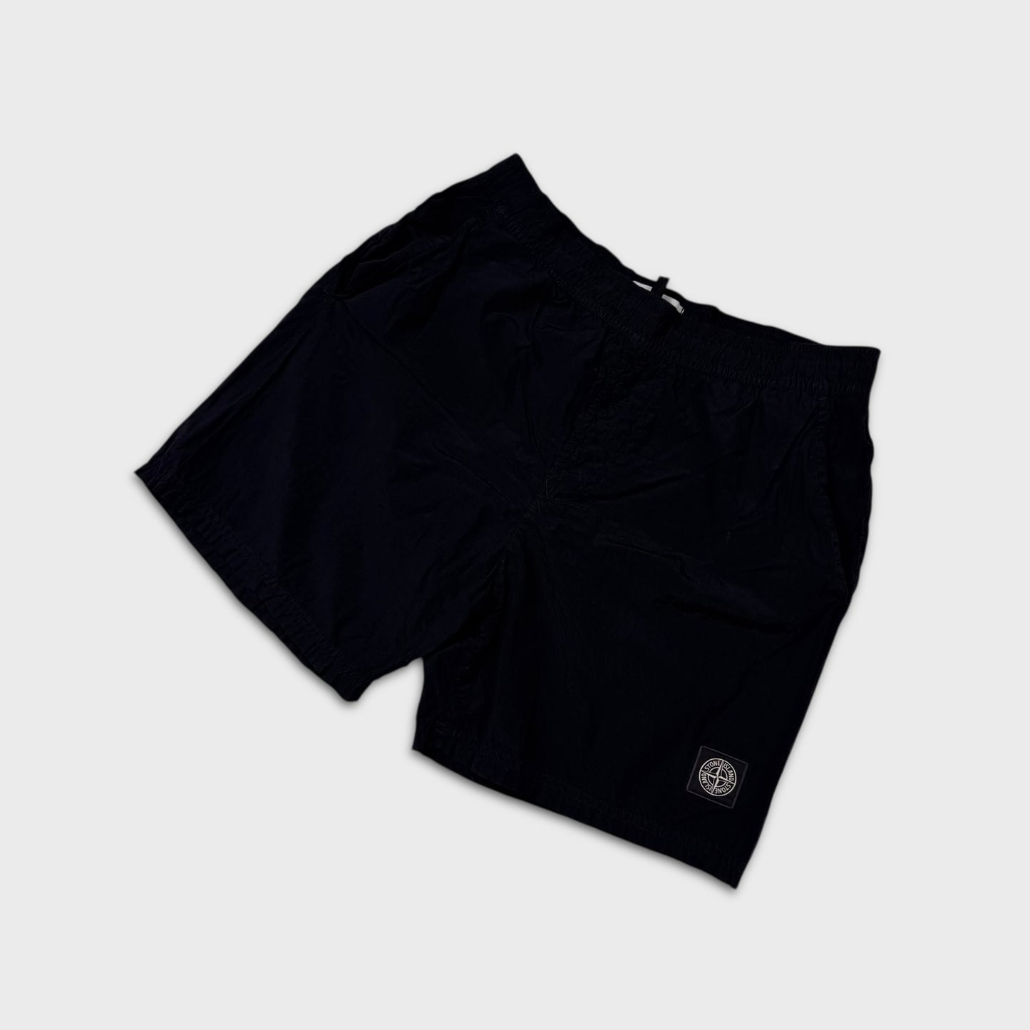 Stone Island Black Nylon Metal Shorts M