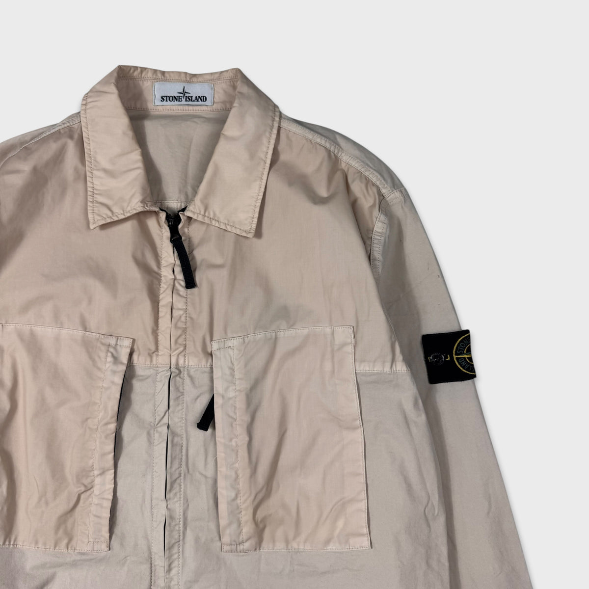 Stone Island Mussola Full Zip Overshirt L