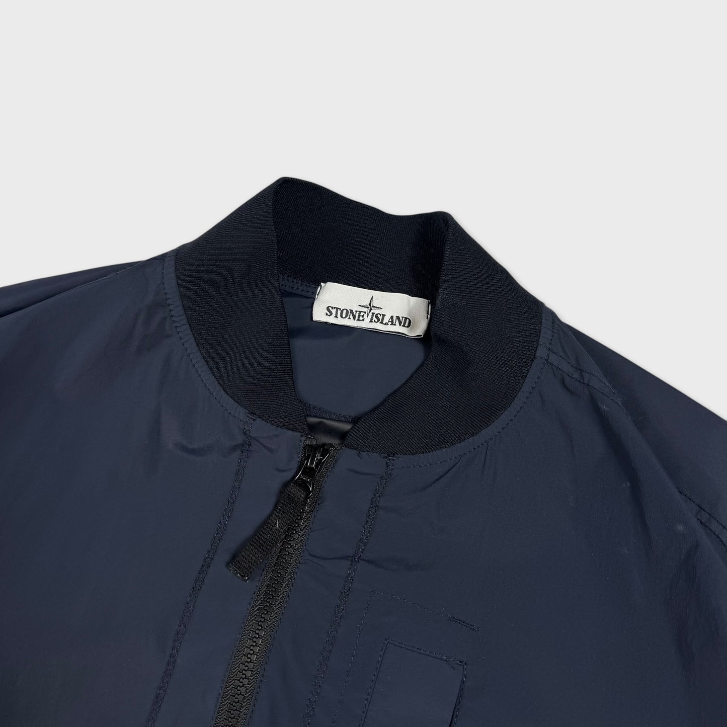 Stone Island Navy Skin Touch Nylon-TC Jacket XL