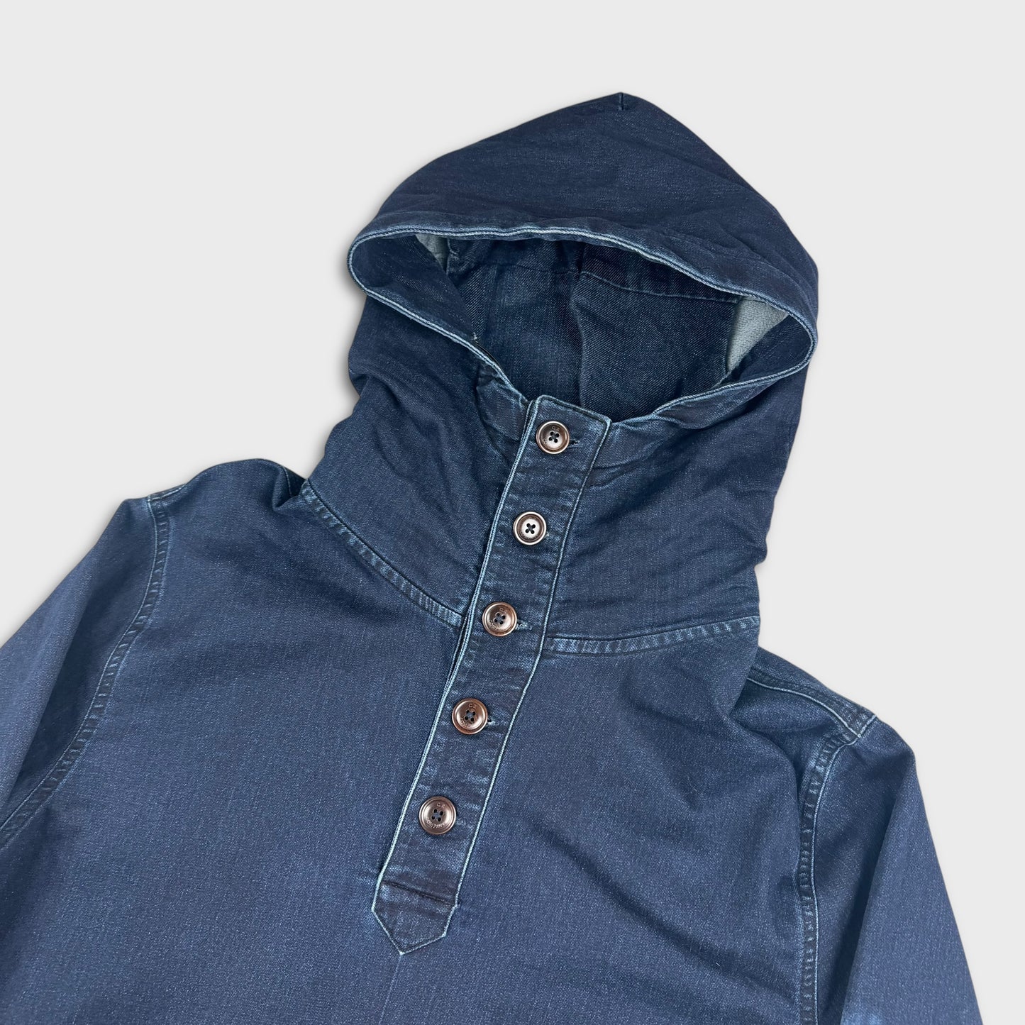 CP Company isko Future Fleece Denim Look Hoodie L