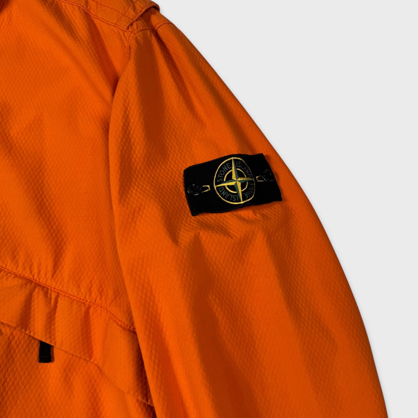 Stone Island Orange 3D Cotton Tela Multipocket Jacket XXL