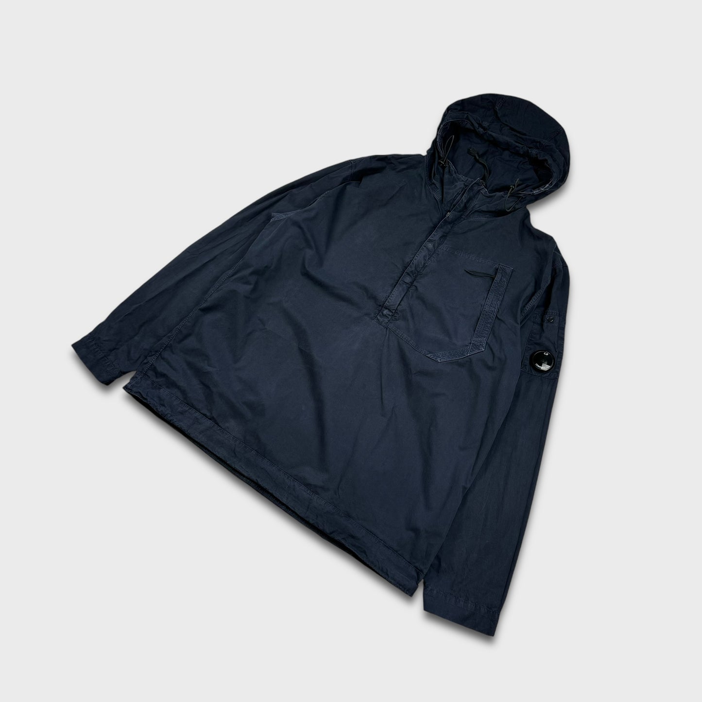 CP Company Pullover Navy 1/4 Zip Smock Jacket 3XL