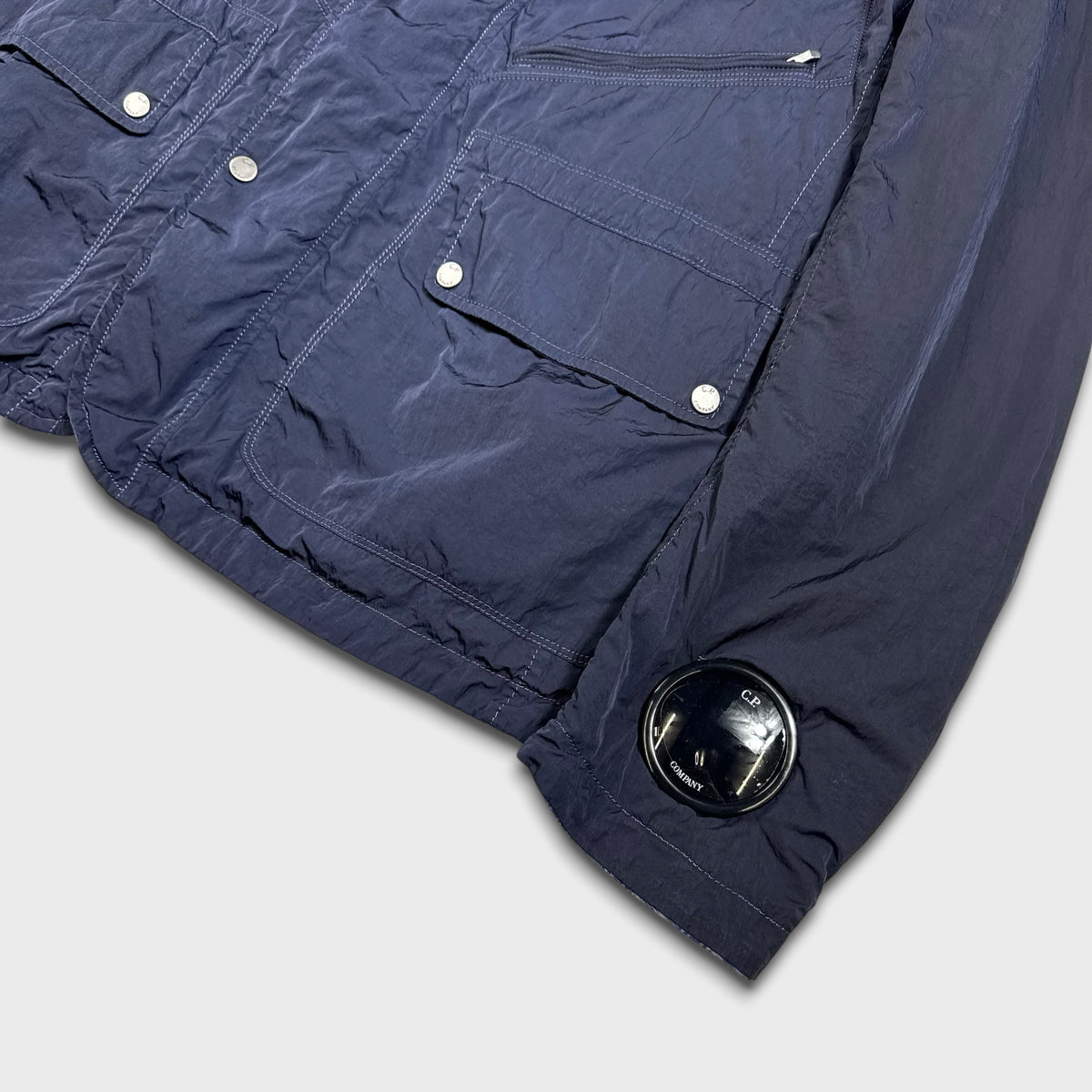 CP Company x Jaeger-Lecoltre Navy Reversible Goggle Jacket XL