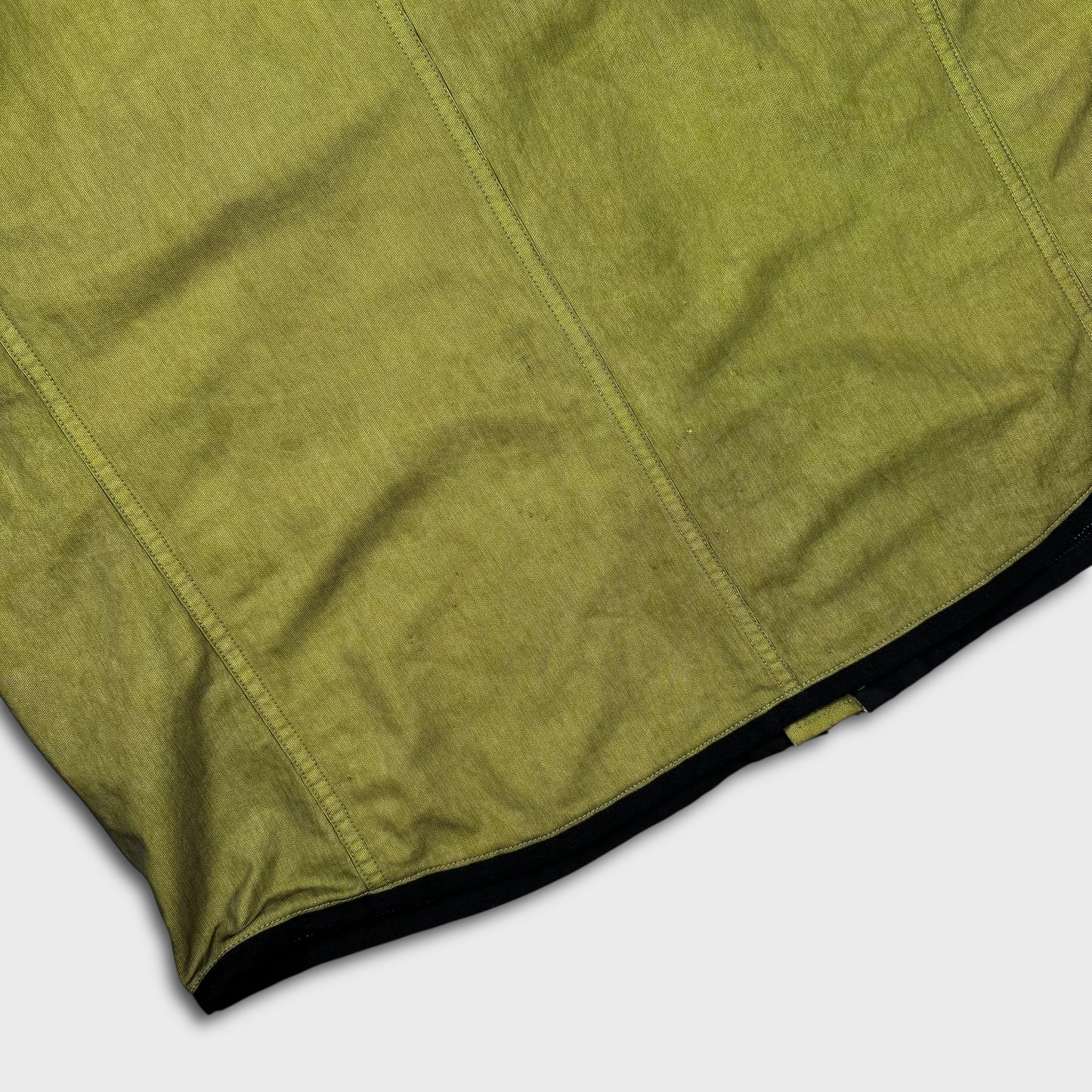 Stone Island Lime Green Tyvek Mesh Special Process Jacket XXL