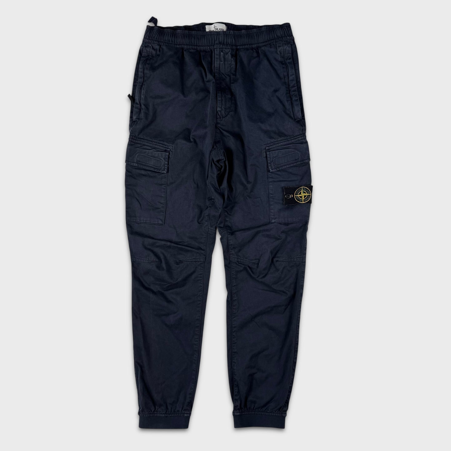 Stone Island Navy Tela Cargo Pants W30