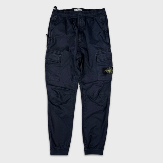 Stone Island Navy Tela Cargo Pants W30