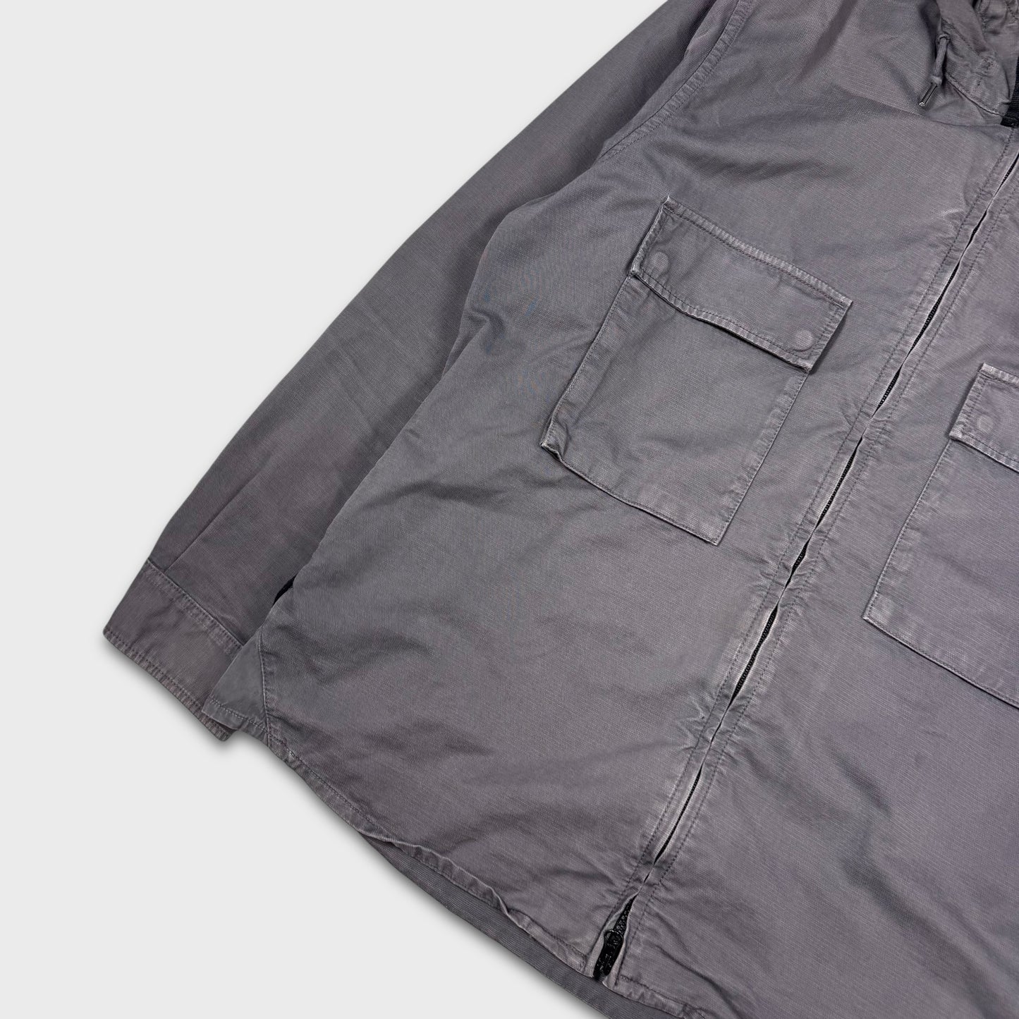 Stone Island Double Pocket Hooded Overshirt Jacket 3XL