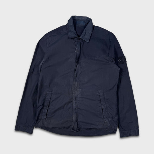 Stone Island Navy Tela Ghost Overshirt L