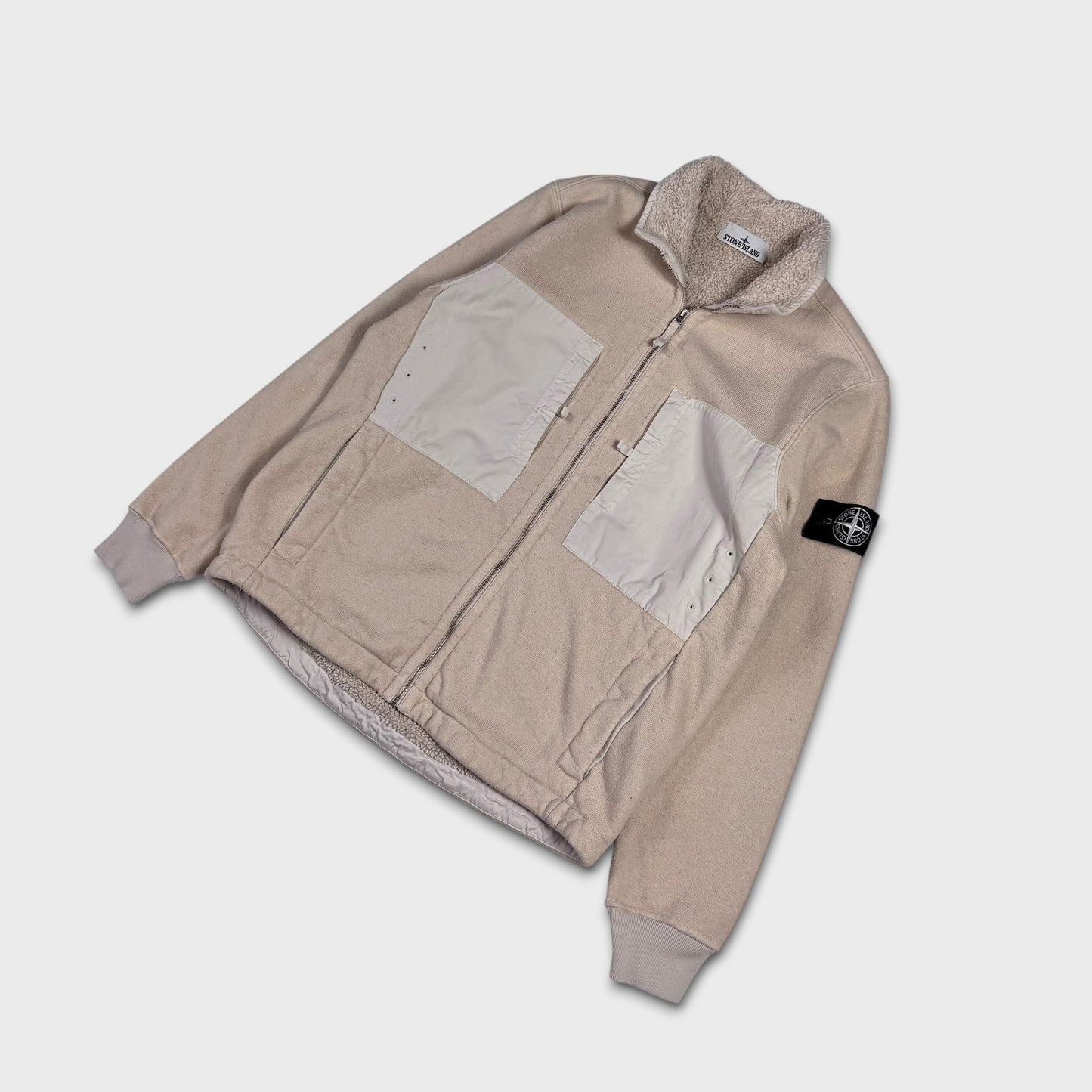 Stone Island Plated Terry Fleece Special Process Jacket M