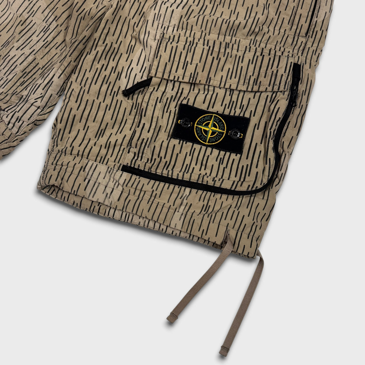 Stone Island Rain Camo Cargo Shorts W32
