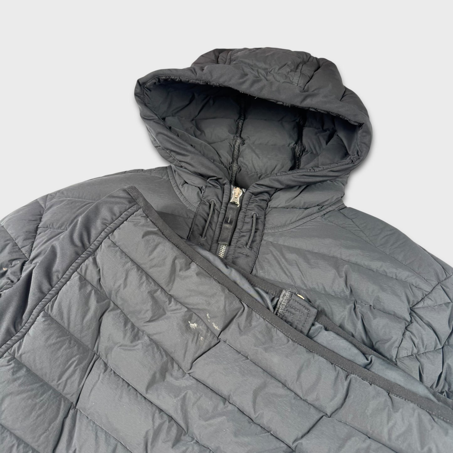 Stone Island Loom Woven Down Chambers Hooded Jacket M