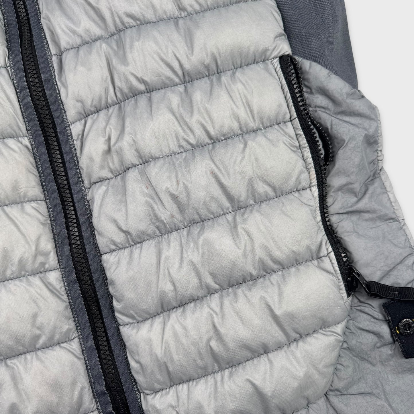 Stone Island Garment Dyed Micro Yarn Down Gilet L