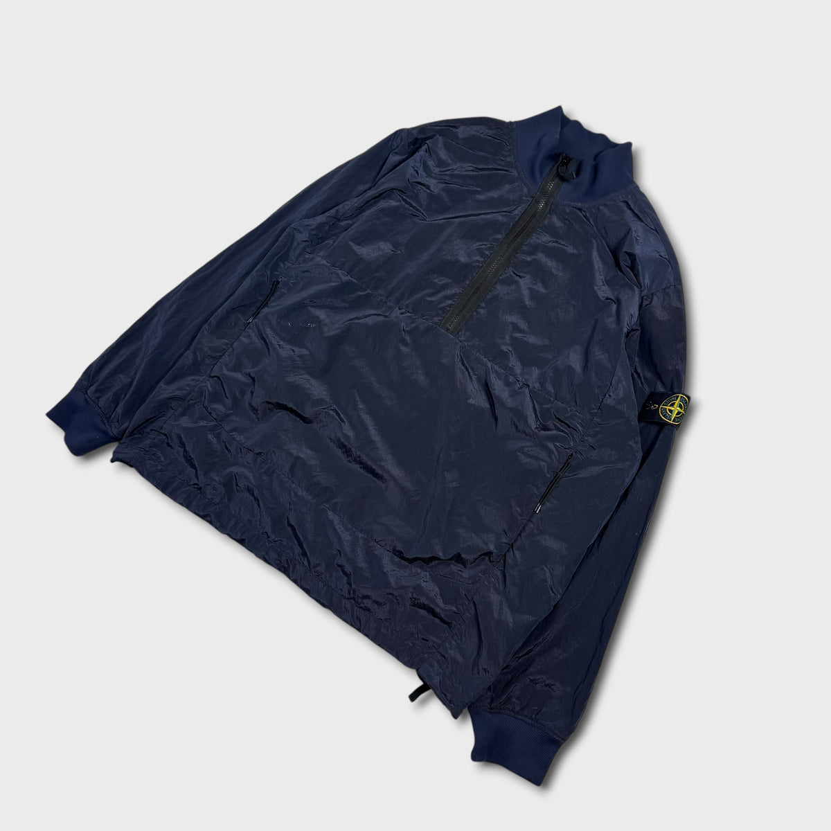 Stone Island Navy Nylon Metal Pullover Smock Jacket XXL